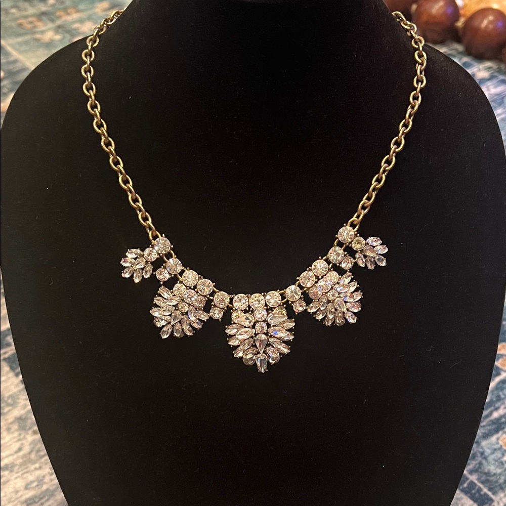 J Crew Elegant Gold and Silver Necklace